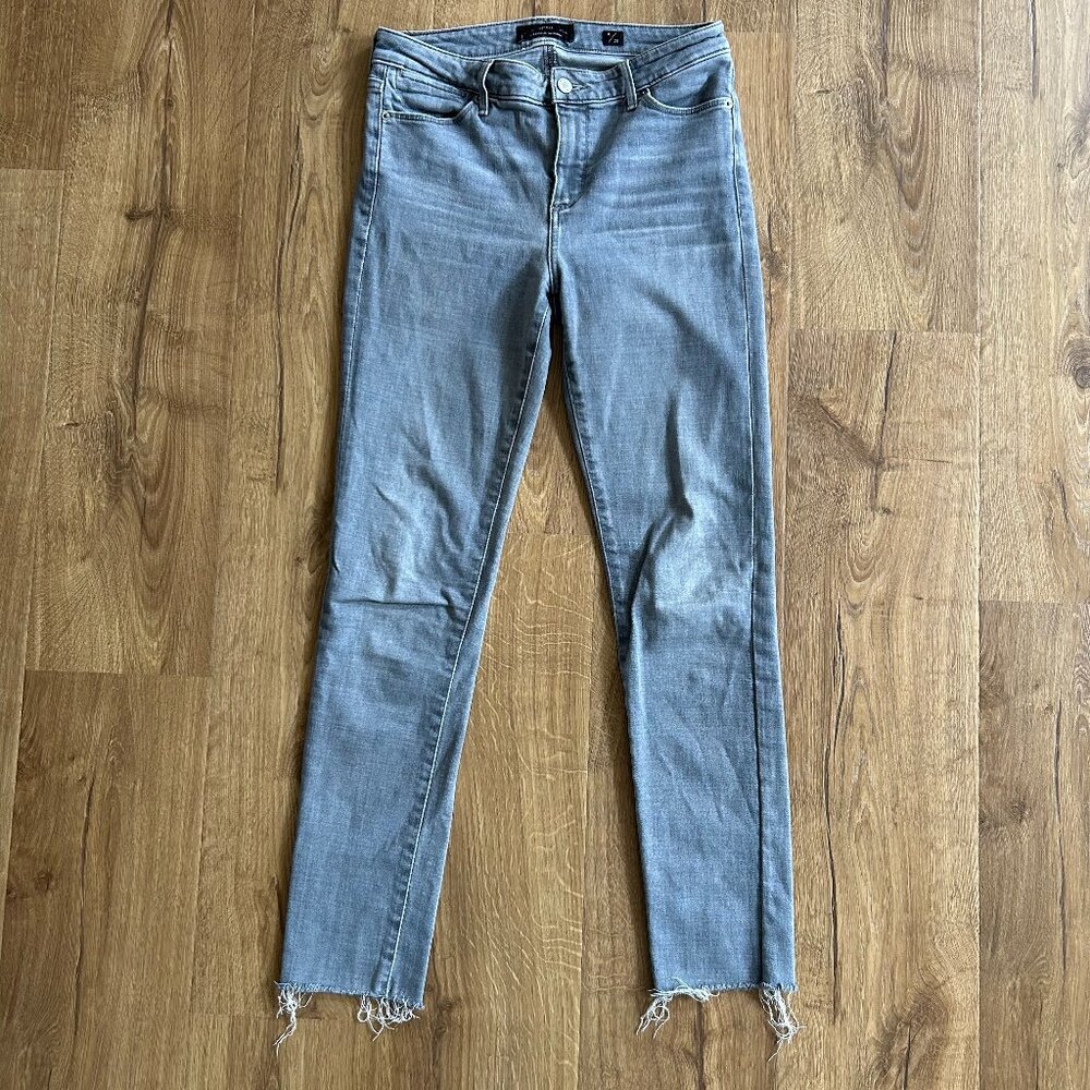 Lucky Brand Hayden Skinny Jeans Gray Wash – Size 6 / 28 Mid Rise Stretch Denim